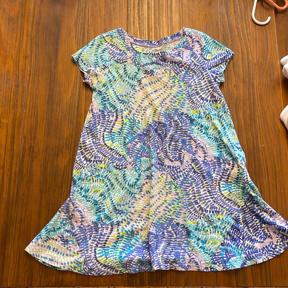 Lilly Pulitzer T-Shirt Dress. Size M 6/7 VGUC